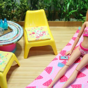 barbie beach house diorama