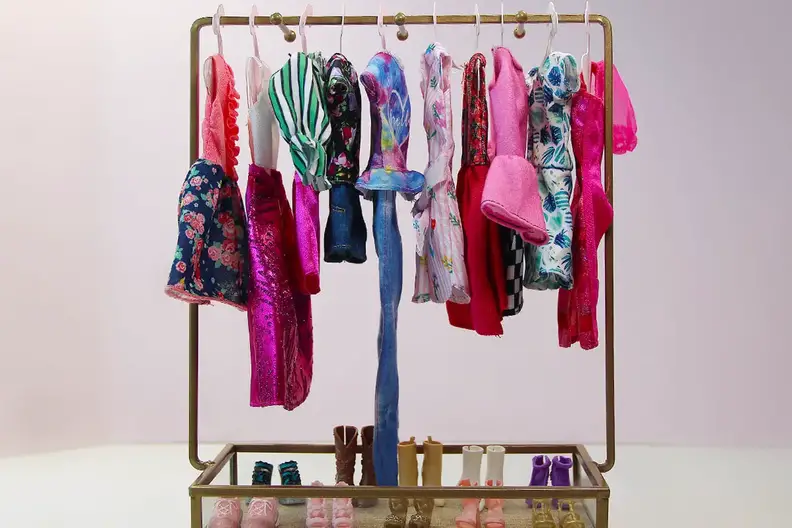 doll clothes display racks