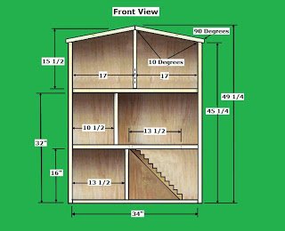 diy dollhouse plans for Barbie and Blythe