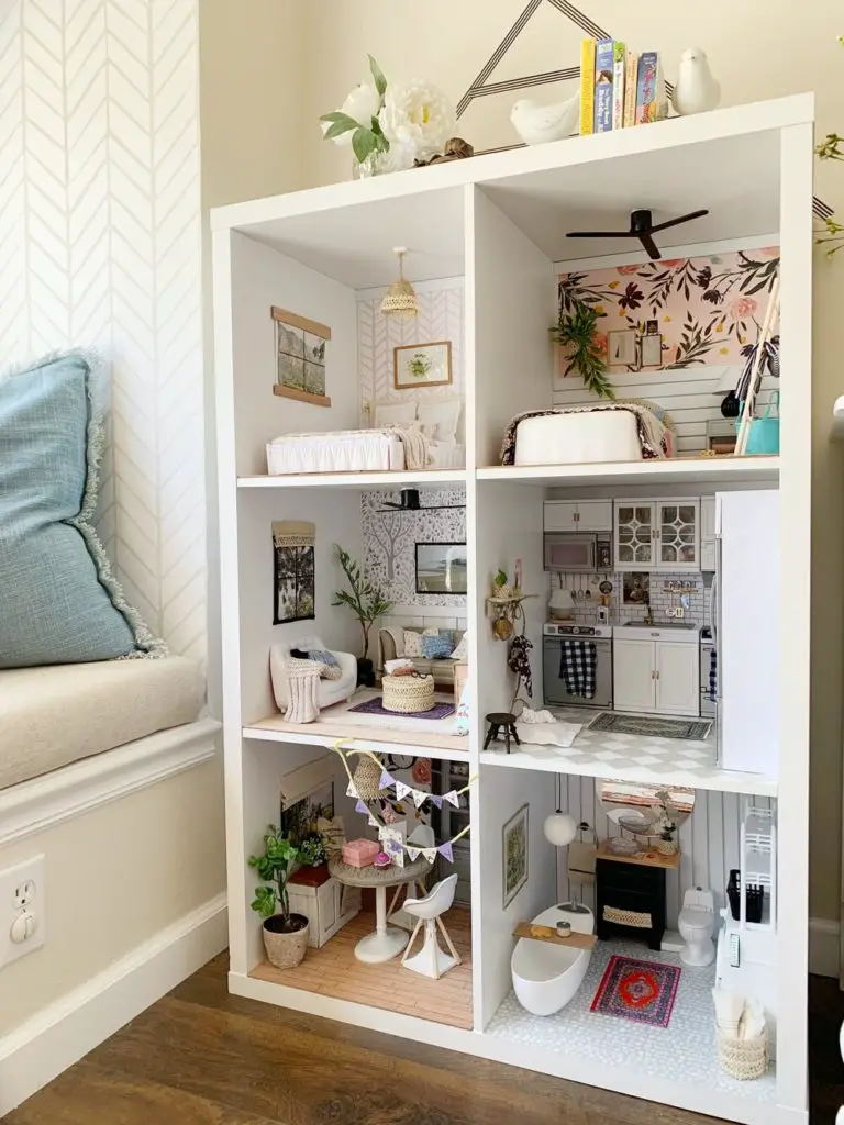 diy dollhouse shelf ikea