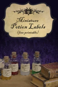 miniature halloween potion labels free printable suni doll