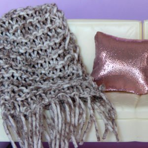 knit throw blanket pattern dollhouse size