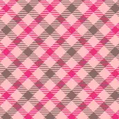 burberry style pink and grey check gift box printable
