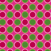 miniature gift box printable pink and green dots