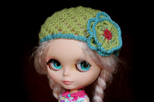 Blythe hat pattern knit flat Milly Jane