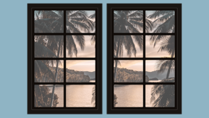 Dollhouse Windows Printable - 20 free designs - Suni Doll