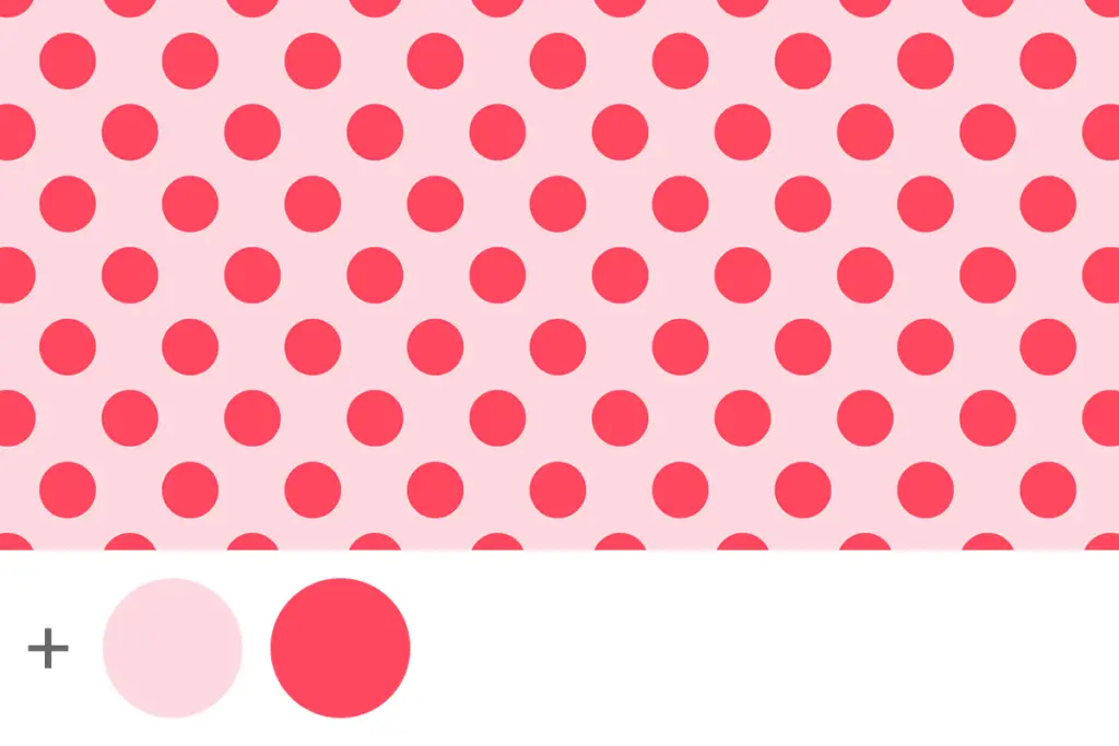 watermelon red polka dots on pink wallpaper printable for dollhouses