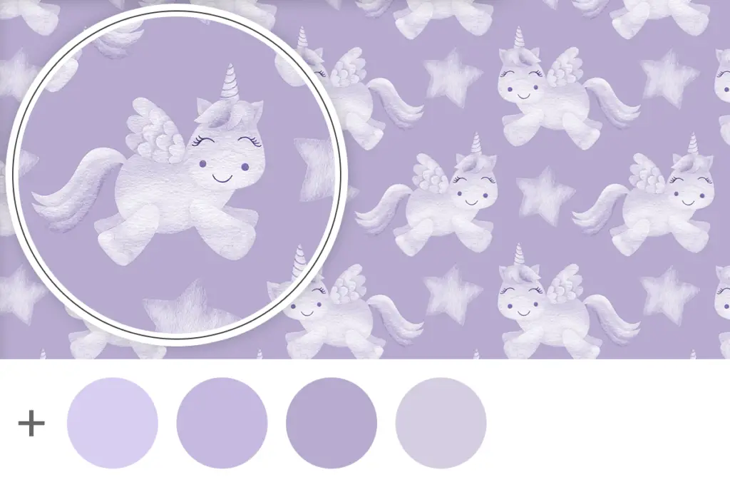 flying unicorns on purple background free printable wallpaper for dollhouses