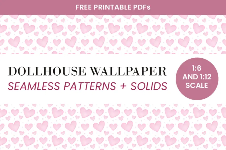 Printable Dollhouse Wallpaper - Free Downloads - Suni Doll