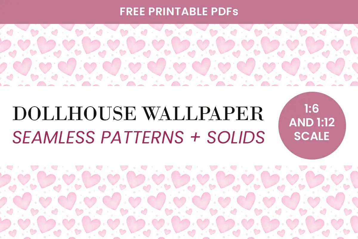 Printable Dollhouse Wallpaper - Free Downloads - Suni Doll