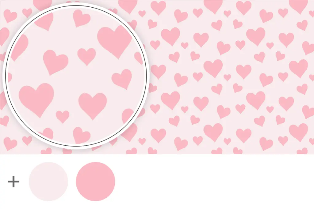 soft pink hearts free printable dollhouse wallpaper