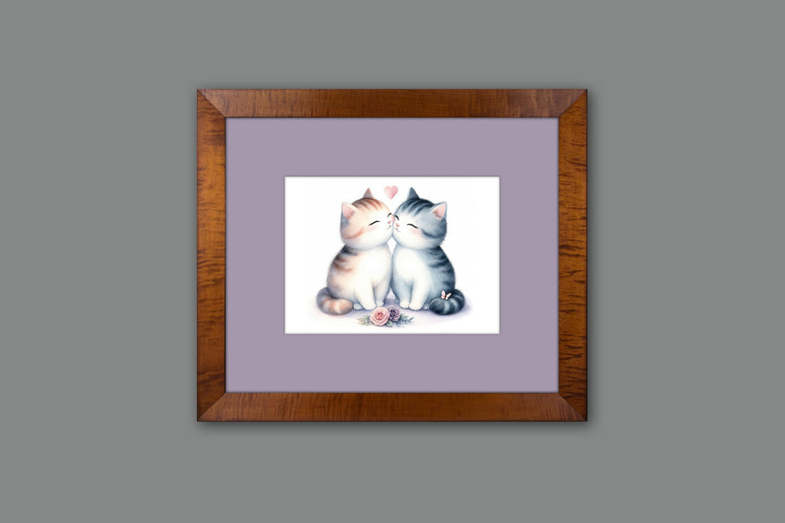 Miniature Cats Wall Art - Free Dollhouse Printables - Suni Doll