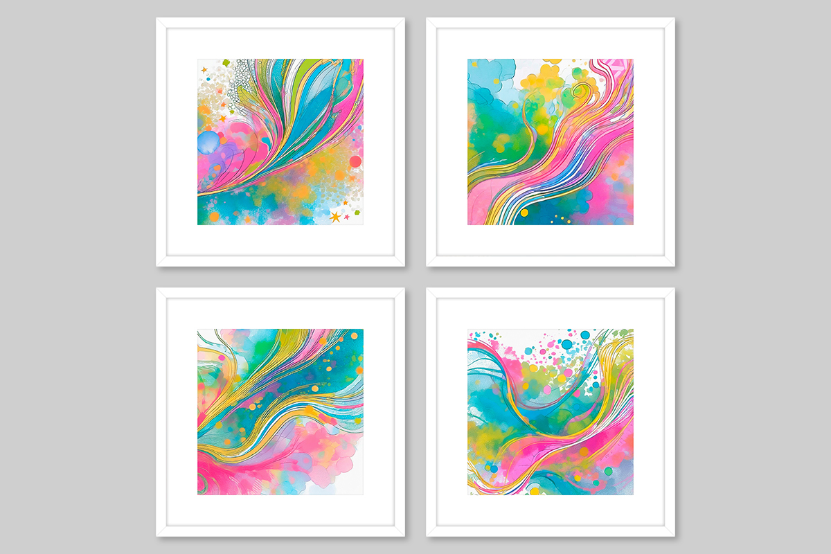 Rainbow Brights Miniature Dollhouse Wall Art Free Printables Suni Doll